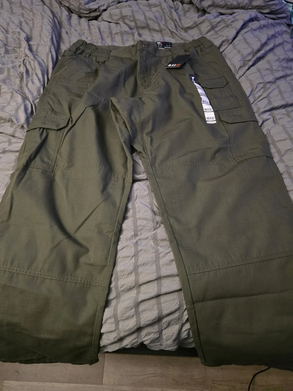 5.11 Tactical Men's Olive Green Cargo Pants - Heavy Duty Utility